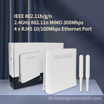 Bon mache 300Mbps 4G CPE Wireless LTE 3G modèm